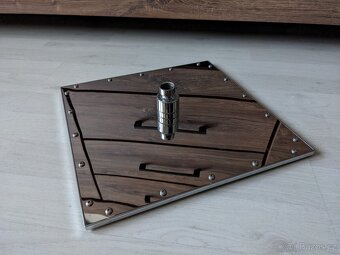 Hlavová sprcha 300x300mm, nerez ocel. - 3