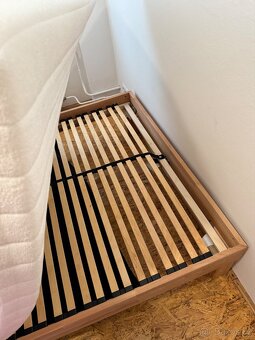 Postel 140cm + matrace +rošt Möbelix - 3