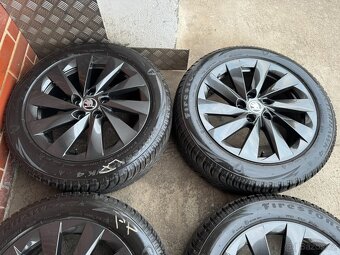 Alu 17" 5x112 , škoda " SAGITARUS " zimní 95% O4 ,TOP - 3