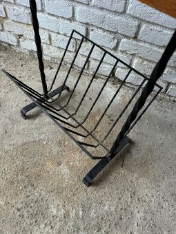 Kovový stojan na dřevo/noviny/ - 3