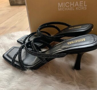 Nové dámské elegantní boty na podpatku Michael Kors Corrine - 3