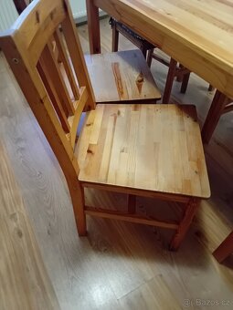 Stůl a 6 židlí - 3