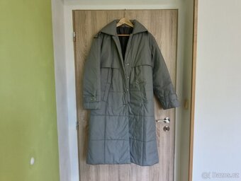 ŠEDÝ DÁMSKÝ ZIMNÍ KABÁT - 3