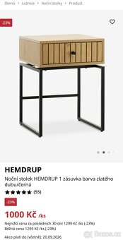 Noční stolek Jysk HEMDRUP - 3