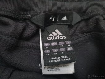 Černe fleesove teplaky Adidas vel 34 climawarm, nosene ale p - 3