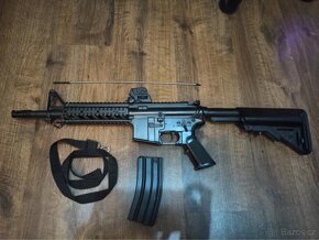 Prodávám airsoftovou zbraň M4A4+ masku na airsoft - 3