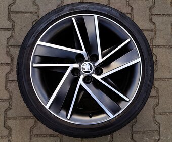 Alu kola originál Škoda Fabia III, Rapid 5x100 R17 Blade - 3