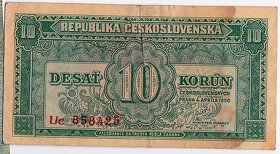 Bankovky Československo poválečné - 3