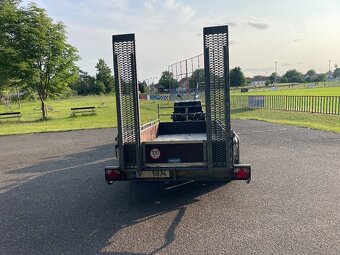 Brždený přívěs HAPERT 2700 kg, nájezdy, nová náprava - 3