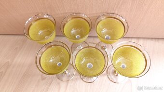 Žluté sklenice 6ks - 3
