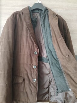 Prodám nový zateplený kabát velikost 54 - 3