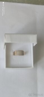 Zlatý prsten dámský vel.58 - 3