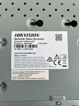 Zaznamove zarizeni NVR Hikvision s PoE - 3