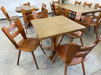 Restaurační STOLY a ŽIDLE ve velkém počtu. GASTRO - 3