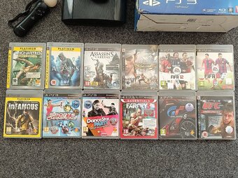 PS3 500GB, příslušenství, hry / PlayStation 3 - 3