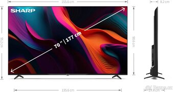 Nová 4K UHD 70" Sharp 70GL4260E nerozbalená - 3