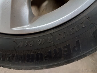 Alu kola originál Škoda Octavia 1 letní sada 205/55 R16 - 3