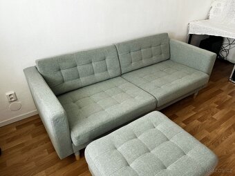 Landskrona IKEA gauč + podnožka - 3
