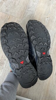 Modré trekkingové boty Salomon X Ultra 3 GTX. Crosspeedové g - 3