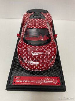 1:18 Ivy Vortue Ferrari F8 NOVITEC N-LARGO (Supreme x LV) - 3