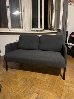 IKEA GLOSTAD 2místná pohovka Knisa tmavě šedá - 3