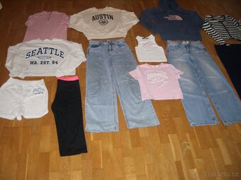 Dívčí komplet oblečení vel.158/164/XS TOP stav - 3