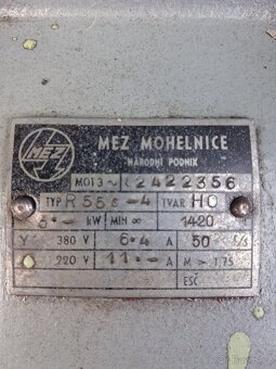 Prodám elektromotor 3 kW, 1420 ot./ min. - 3