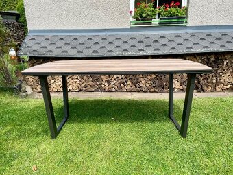 Jídelní stůl Copenhagen – světle šedý dekor, 180 × 95 cm - 3