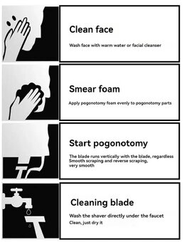 Holící strojek s 20 dvoubřitými žiletkami - 3