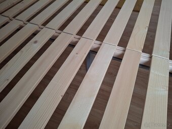 Kovová postel 220X80 s roštem - 3