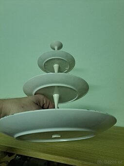 Plastový patrový tác, talíř - 3