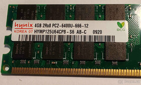 RAM paměť do PC Hynix DDR2 4GB 800 MHz PC2-6400 - 3