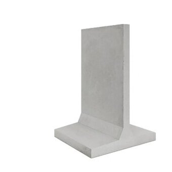 Prvky opěrné zdi, beton, T a L ,  T - 200 - T-520 cm  L-100 - 3