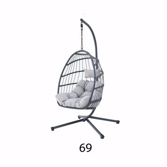 Závěsné křeslo 69 (houpačka) šedá barva - 3