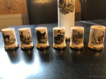 Porcelánová sada s mysliveckým motivem - 3