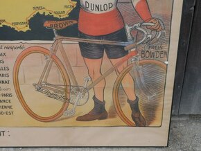 Originální cyklistický reklamní plakát La Francaise DIAMANT - 3
