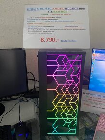 HERNÍ STOLNÍ PC/ AMD FX/SSD 240GB/HDD 1TB/RAM 16GB GRAFIKA:A - 3