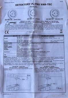 detektor CO VAR-TEC GD-983-CO - 3