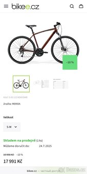 Merida Crossway 40 – krosové kolo+zámek+světla - 3
