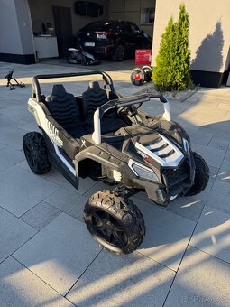 Dětské Buggy UTV Strong 24V nafukovací kola - 3