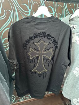 Černé triko Chrome Hearts ve velikosti S - 3
