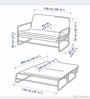 Sedačka ikea Hammarin - 3