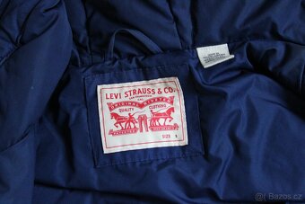 Zimní dámská bunda s peřím hřejivá Levi Strauss, vel.: S - 3