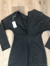 Tmavě šedé šaty COS - 3