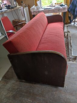 Rozkládací gauč Halabala - 3