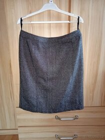 Dámská šedá teplejší sukně vel. 40/M - 3