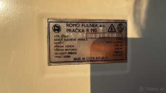 Stará pračka ROMO R190 - 3