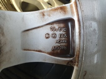 Originální kompletní kola Škoda 5x112 r17 pneu 225/50 r17 - 3