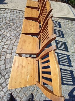 5x dřevěné židle - 3