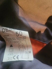 Montérky s laclem Desman vel. 50 L + bunda - 3